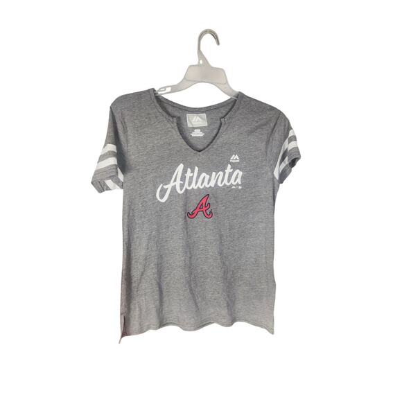 Atlanta Braves Majestic short sleeve NWT women's medium - Picture 1 of 4